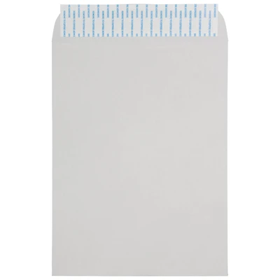 JAM Paper 9" x 12" Gray Kraft Open End Catalog Envelopes