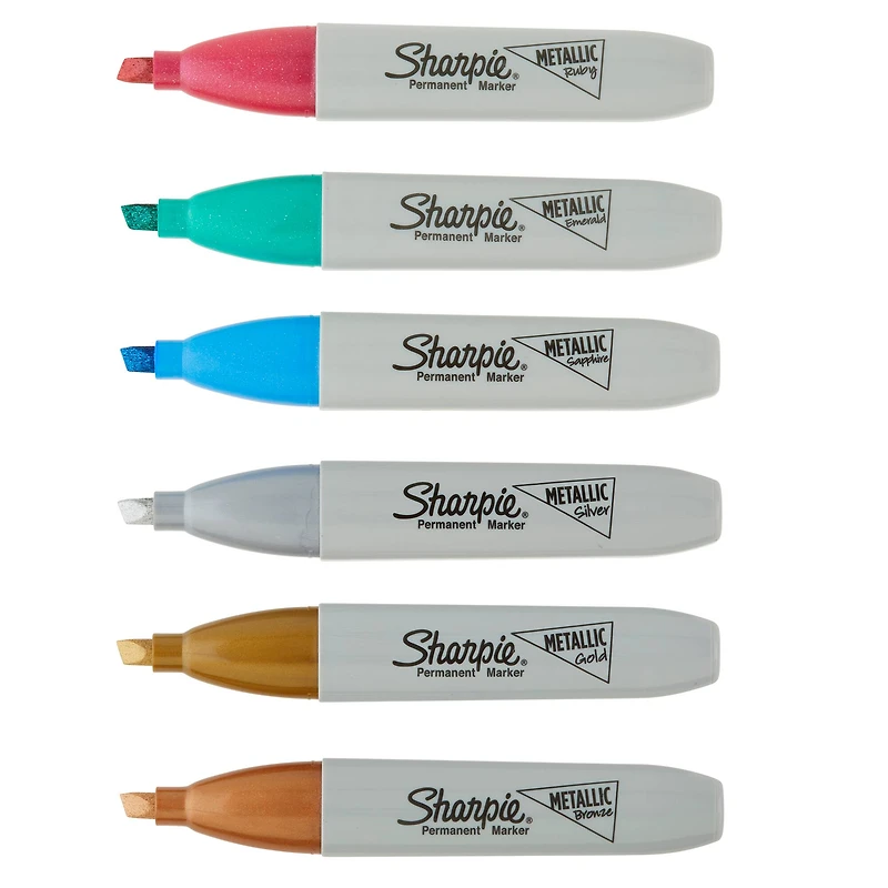 Sharpie® Chisel Tip Metallic Permanent Markers