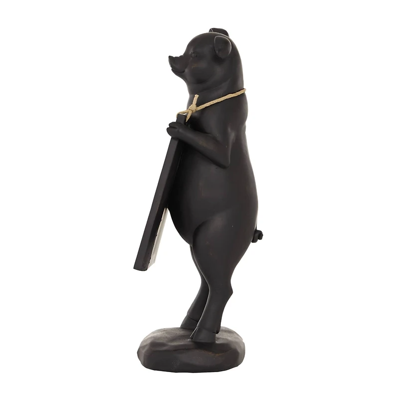 17" Pig Farmhouse Decorative Sign