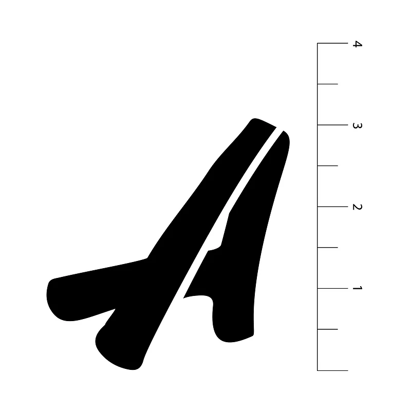 3" Handwritten Alphabet Stencils by Craft Smart®