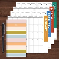 2024-2025 Preppy Pastel Monthly Pocket Planner