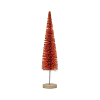Hello Honey® 14.5" Mulberry Sisal Bottle Brush Tree with Wood Base