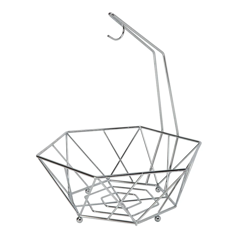 Kitchen Details 15.5" Geode Fruit Basket with Banana Tree