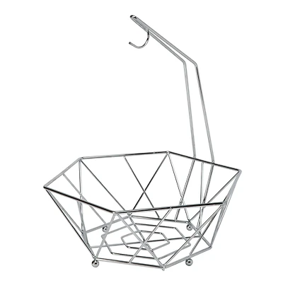 Kitchen Details 15.5" Geode Fruit Basket with Banana Tree