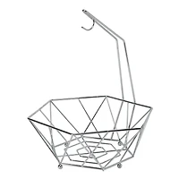 Kitchen Details 15.5" Geode Fruit Basket with Banana Tree