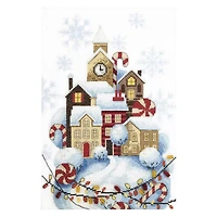 Crystal Art  Counted Cross Stitch Kit Gingerbread House