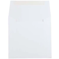 JAM Paper 5.5" x 5.5" White Square Invitation Envelopes