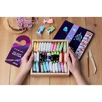 OKTO DIY Wood & Craft Romance Flowers Clay Kit