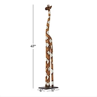 Brown Albizia Bohemian Sculpture, 11" x 11" x 6"