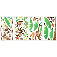 RoomMates Monkey Business Peel & Stick Wall DecalsRoomMates Monkey Business Peel & Stick Wall Decals