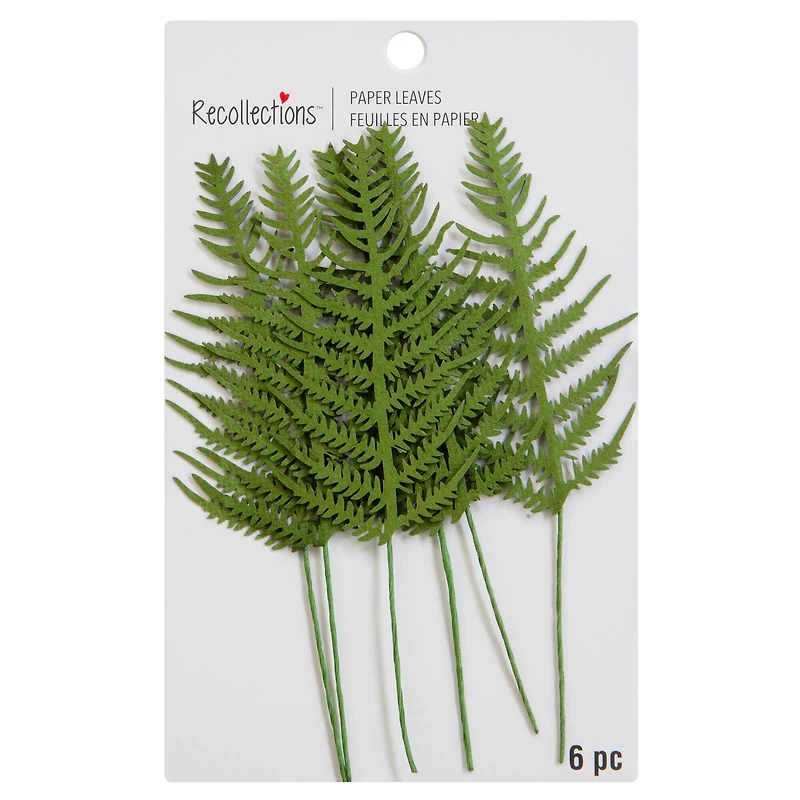 Green Paper Fern Embellishments by Recollections™