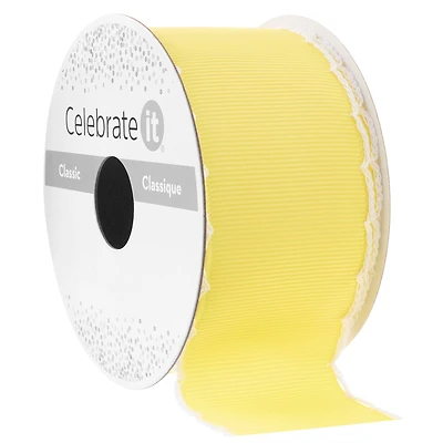 1.5" x 3yd. Grosgrain Stitched Edge Solid Ribbon by Celebrate It™ Classic