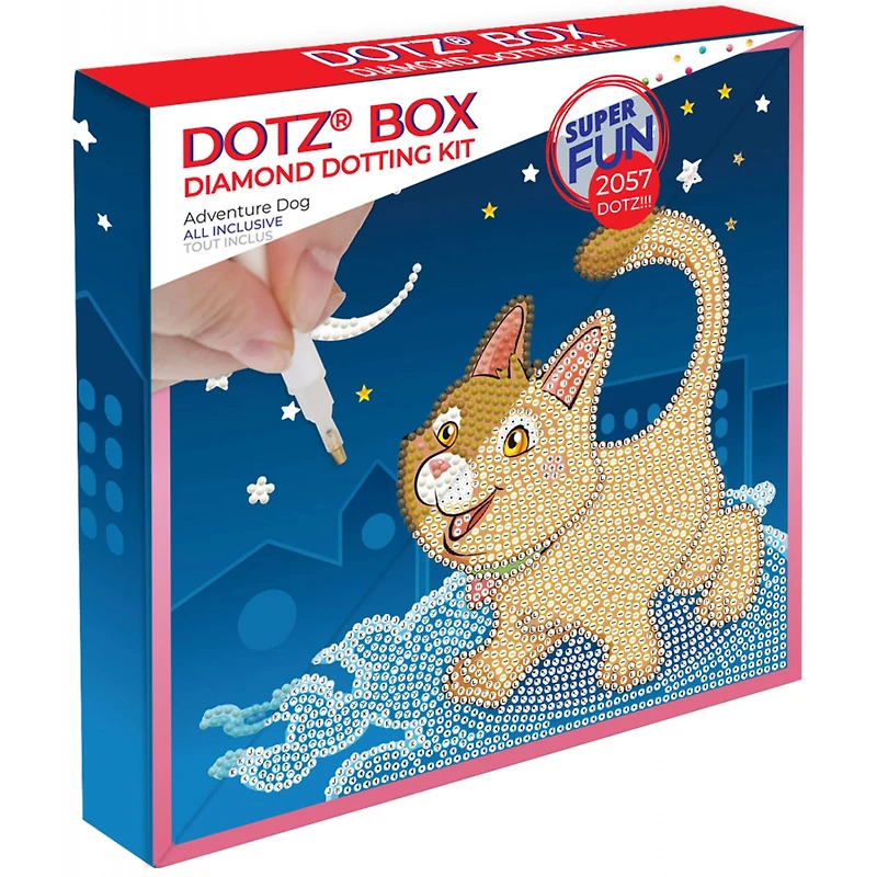 Diamond Dotz® Adventure Dog DOTZ® BOX Diamond Painting Kit