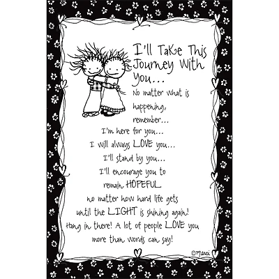 Children of the Inner Light® by Marci Art I'll Take This Journey with You Plaque