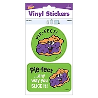 TREND Enterprises® Pie-fect! Vinyl Stickers, 2 Per Pack, 6 Packs