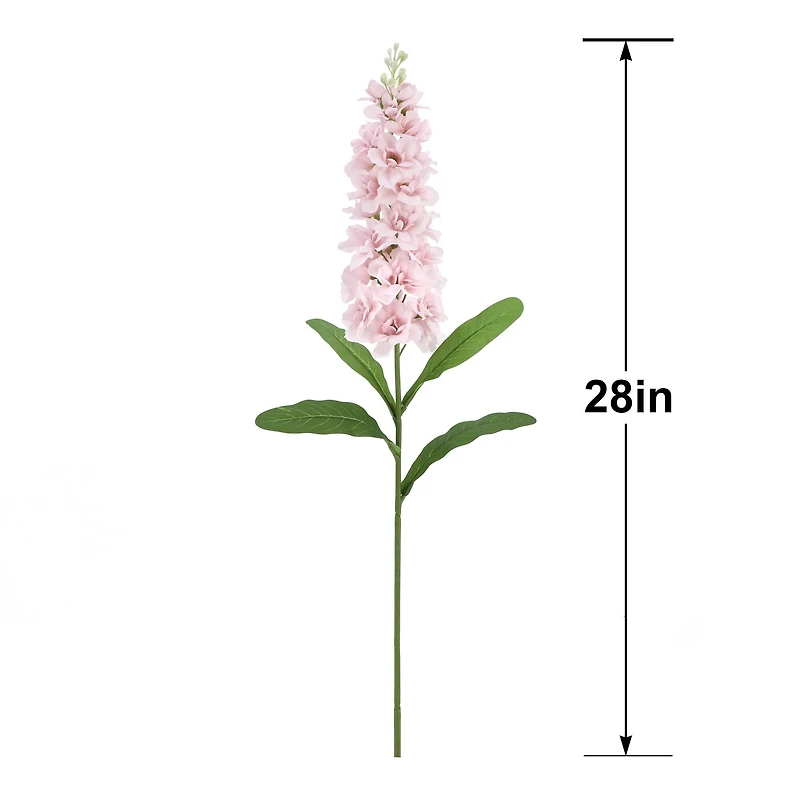 28" Light Pink Delphinium Stem by Ashland®