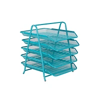 Mind Reader Desk Organizer with 5 Sliding Trays