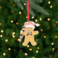 Gingerbread Man with Rolling Pin Christmas Ornament - 3"