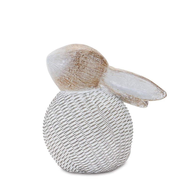 Wicker Bunny Figurines Set