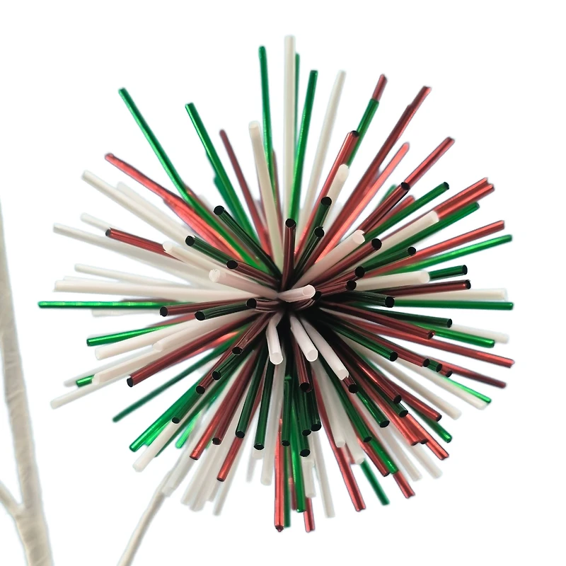 28" Red, White & Green Thistle Stem by Ashland®