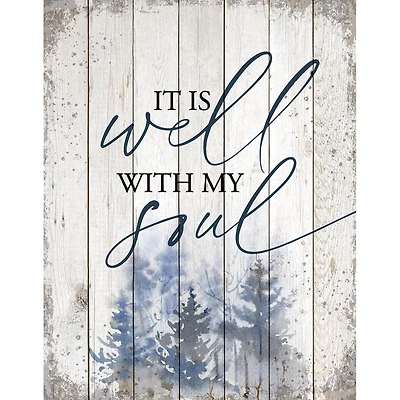 It Is Well Wood Plaque