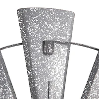 Glitzhome® 28.5" Galvanized Metal Wind Spinner Wall Décor