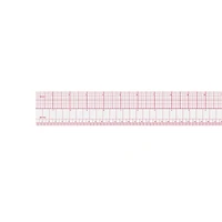 Westcott® 8ths Clear Beveled Ruler