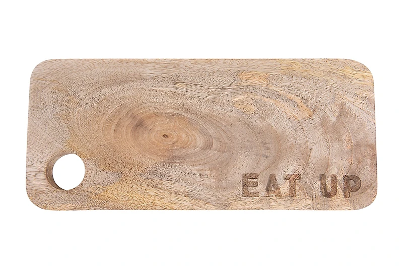 Hello Honey® 13" Eat Up Mango Wood Cutting Board