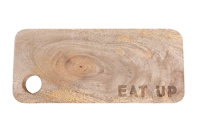 Hello Honey® 13" Eat Up Mango Wood Cutting Board