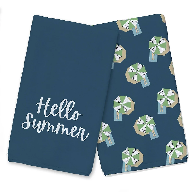 Hello Summer Tea Towel Set