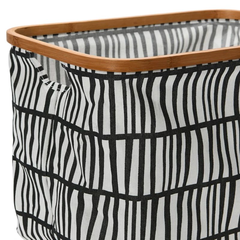 Household Essentials Krush Bamboo Rimmed Basket Set