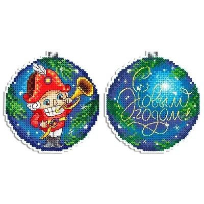 MP Studia Time To Celebrate Plastic Canvas Counted Cross Stitch Kit