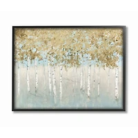 Stupell Industries Abstract Gold Tree Wall Art in Frame