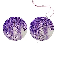 Wonderland Crafts Purple Foliage Magnetic Double Sided Needle Holder