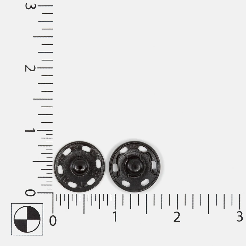 Dritz® 7/8" Black Sew-On Snaps, 48 Sets