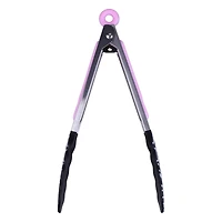 Mini Pink & Black Spiderweb Silicone Tongs by Makery™