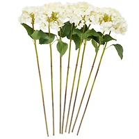 32" White Hydrangea Artificial Flower Stem, 8ct.