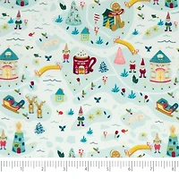 SINGER Christmas Santa's Village 5 Piece Fat Quarter Bundle