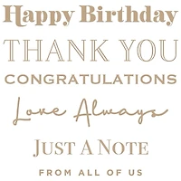 Spellbinders® Essential Sentiments Glimmer Hot Foil Plate