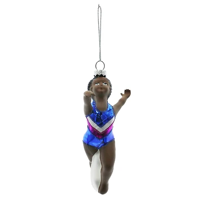 5.25" Glass Gymnast Ornament by Ashland®