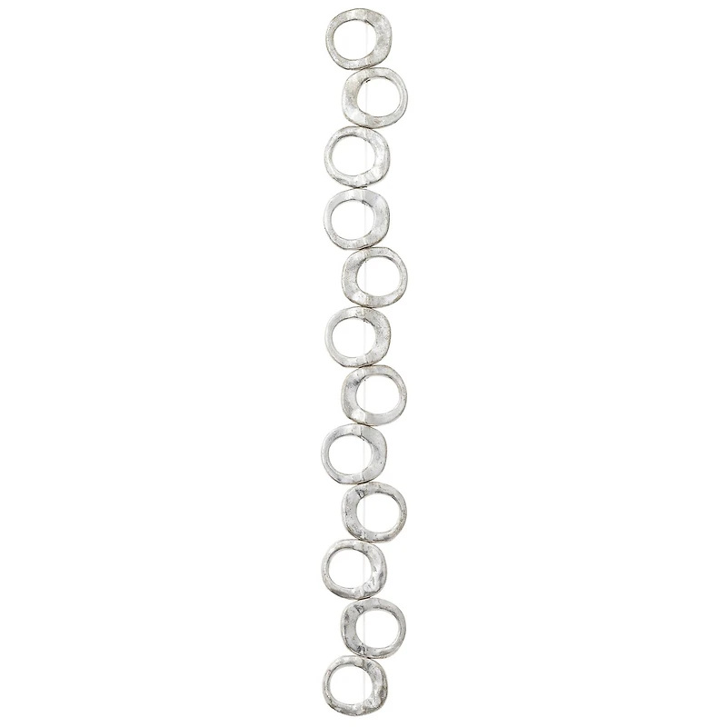 Silver Metal Loop Frame Beads, 16mm by Bead Landing™