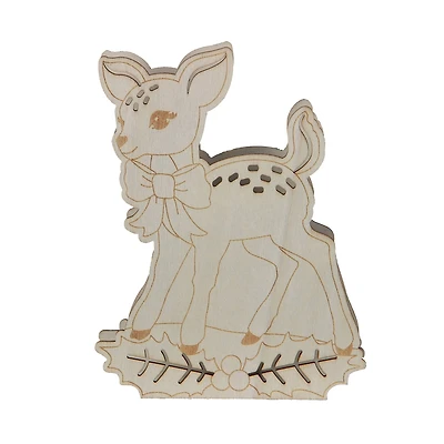 6.5" DIY Deer LED Wood Décor by Make Market®