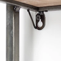 Rustic Hanging Shelves Rack