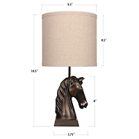 18.5" Horse Head Table Lamp by Ashland®