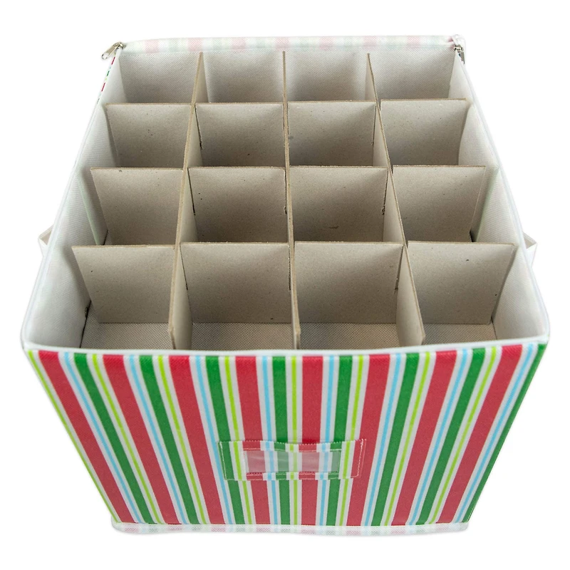 DII® Ornament Holiday Stripe Small Storage