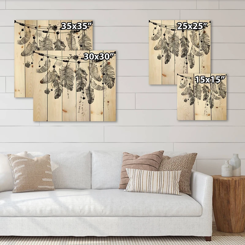 Designart - Hanging Bird Feathers