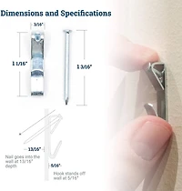 HangZ™ 30lb. Conventional Hooks, 100ct.