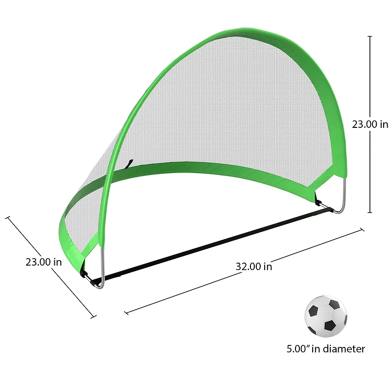 Toy Time Pop Up Soccer Goals Set