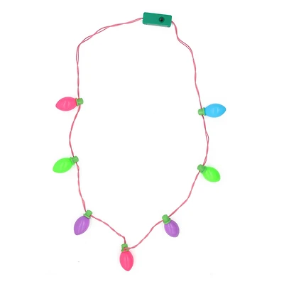 Multicolor Bulb Light-Up Necklace by Creatology™