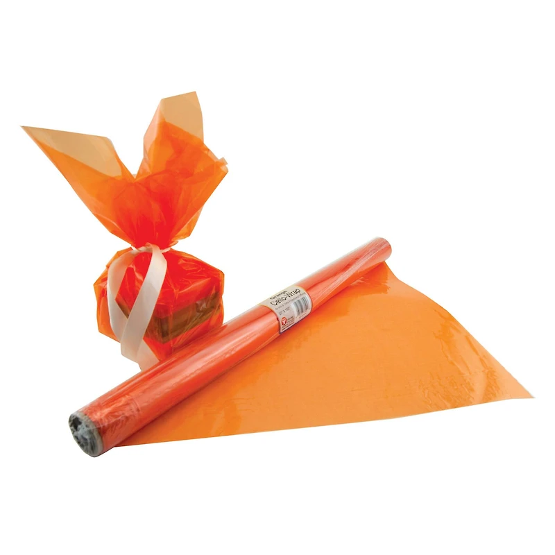 Hygloss® Cello-Wrap™ Orange Roll, 6ct.